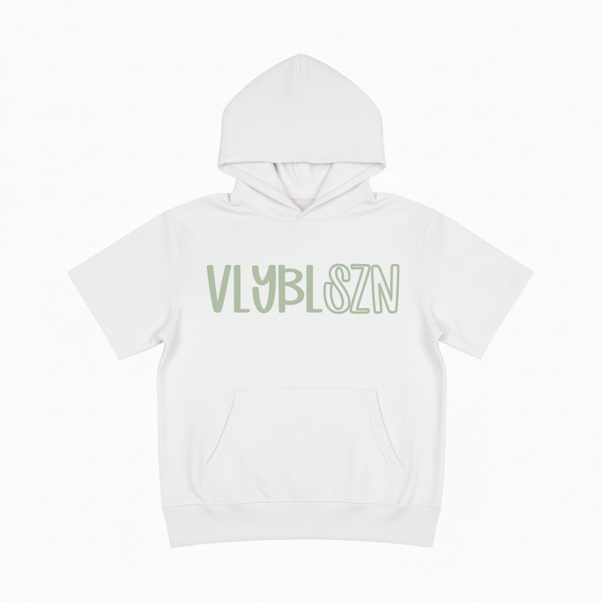 Volleyball Short Sleeve Hoodie
