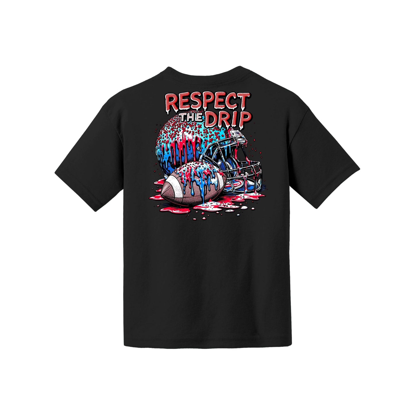 Respect the drip Football Youth Tee
