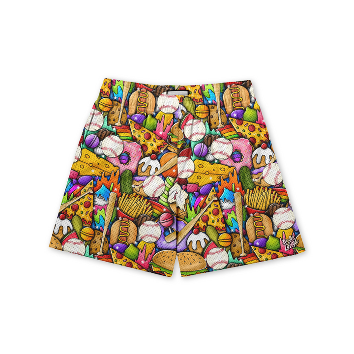 Graffiti Baseball Shorts