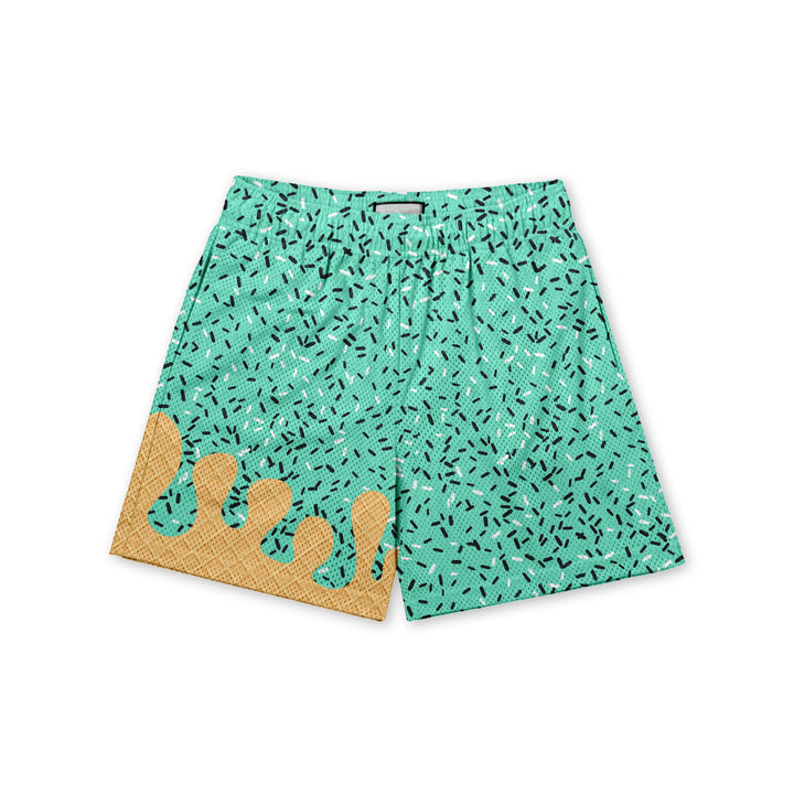 Baseball Ice Cream Drip Shorts