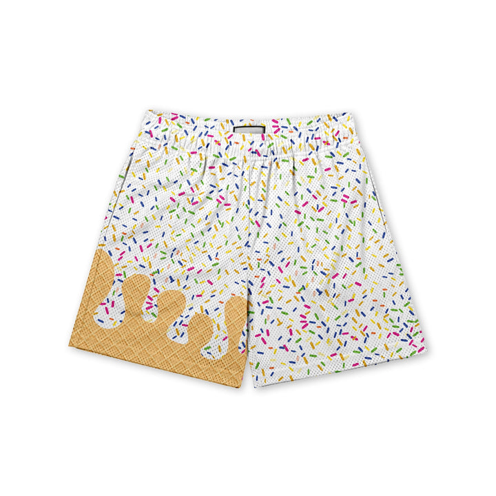 Baseball Ice Cream Drip Shorts