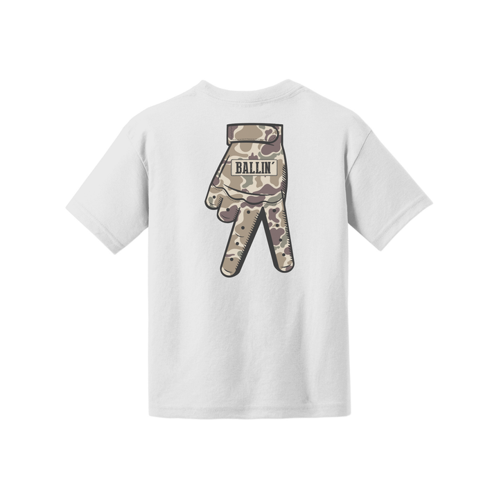 Camo Ballin Youth Tee