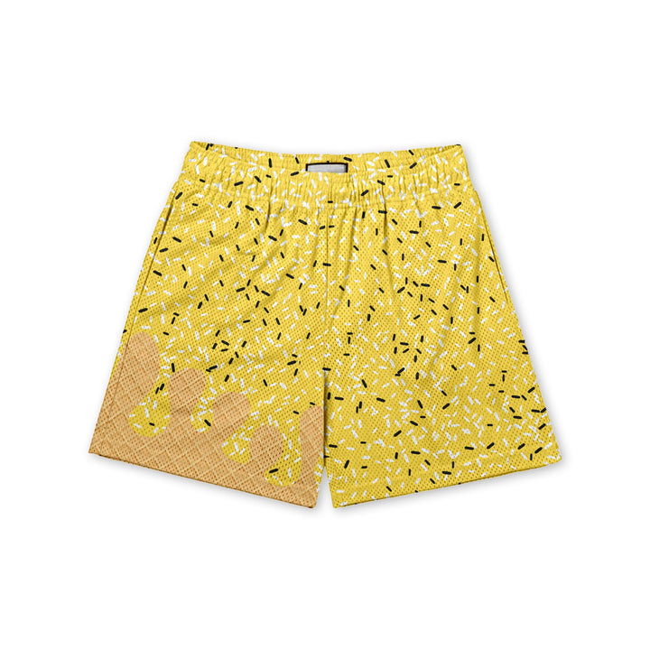 Baseball Ice Cream Drip Shorts