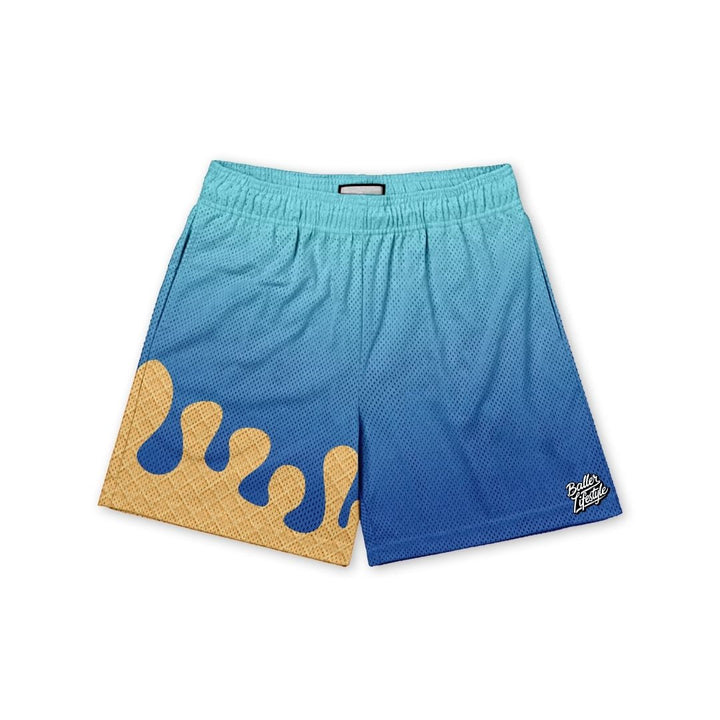 Baseball Ombre Ice Cream Drip Shorts