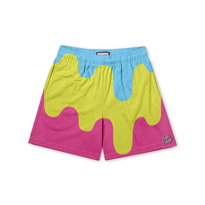 Baseball Ice Cream Drip Shorts