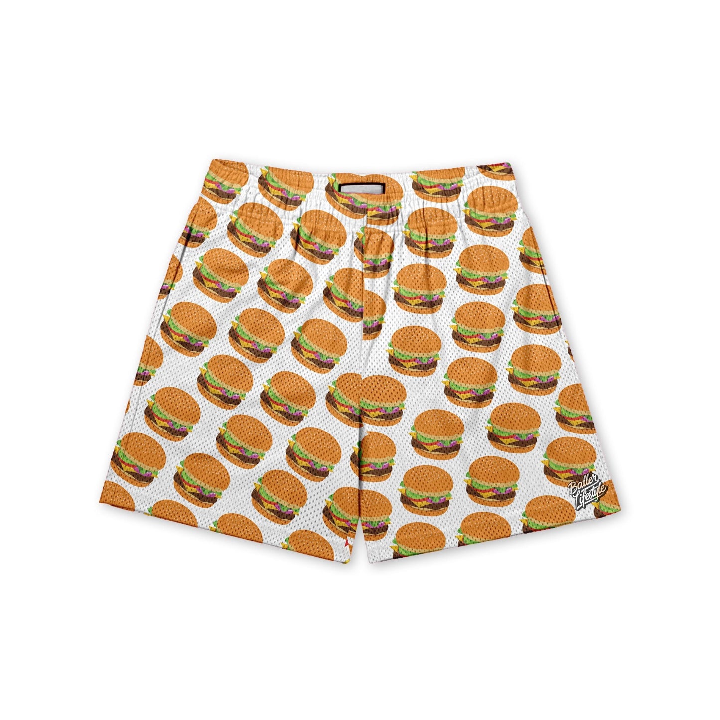 Singles Doubles and Triples Hamburger Shorts