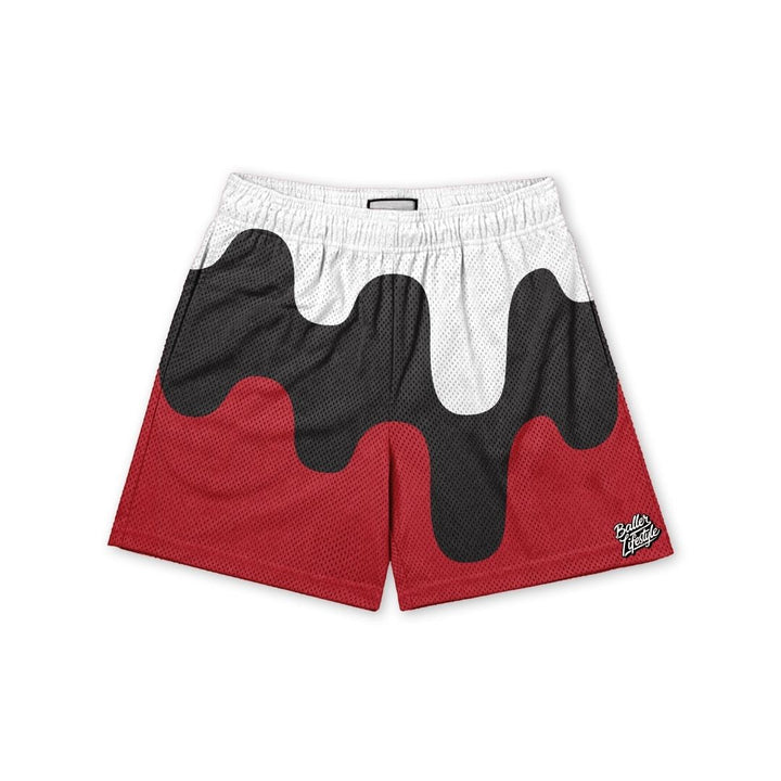 Baseball Ice Cream Drip Shorts
