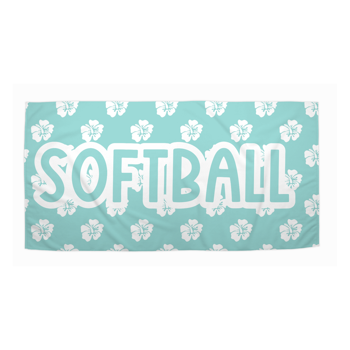 Softball Beach Towel
