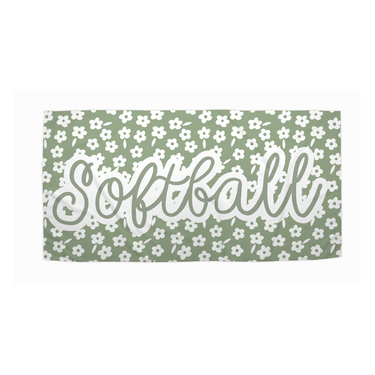 Softball Beach Towel