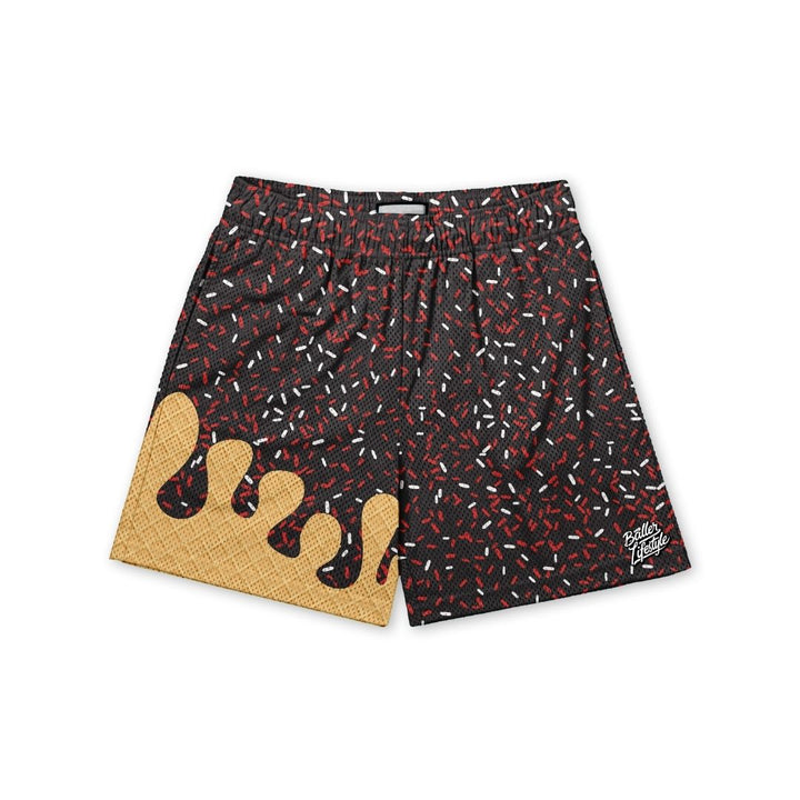 Baseball Ice Cream Drip Shorts