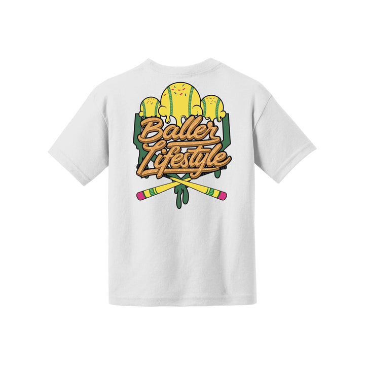 Pencil Bat Drip Youth Tee