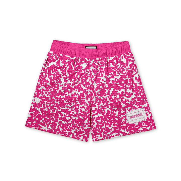 Pink Composition Notebook Baseball Shorts