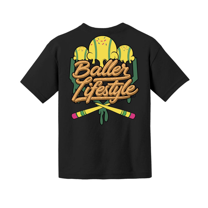 Pencil Bat Drip Youth Tee