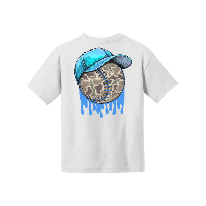 Baseball Camo Drip Youth Tee