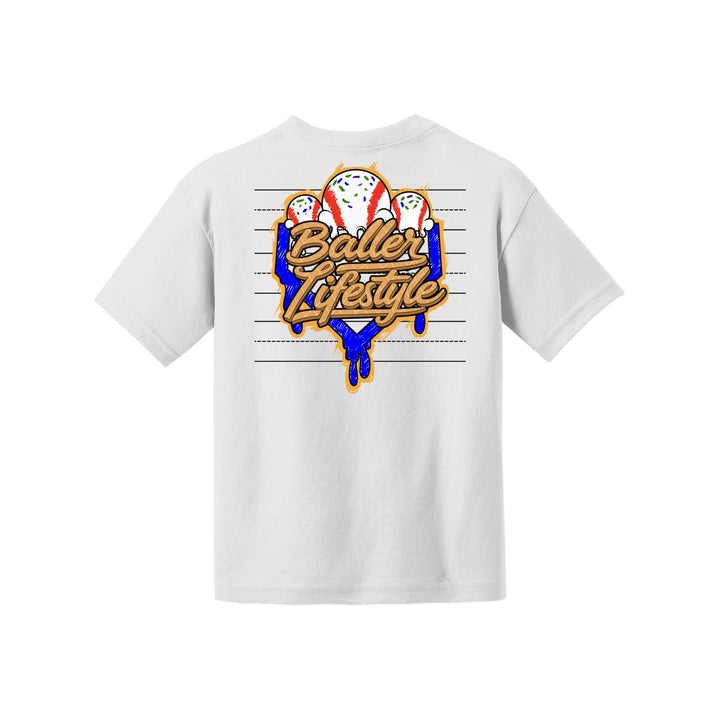 Crayon Baller Lifestyle Logo Youth Tee