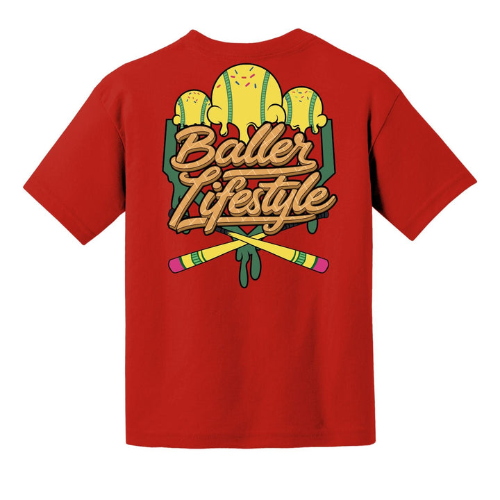 Pencil Bat Drip Youth Tee