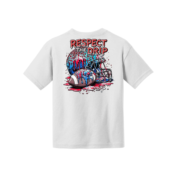 Respect the drip Football Youth Tee