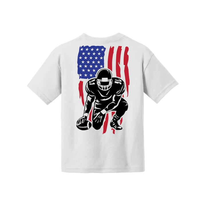 American Flag Football Youth Tee