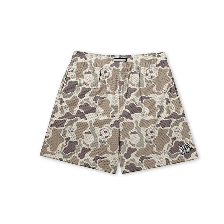 Camo Soccer Drip Shorts