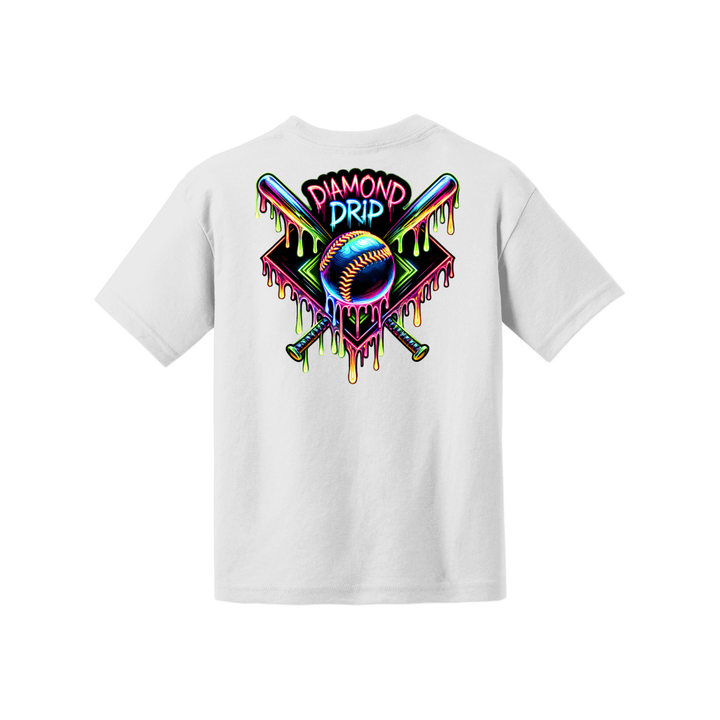 Diamond Baseball Drip Youth Tee