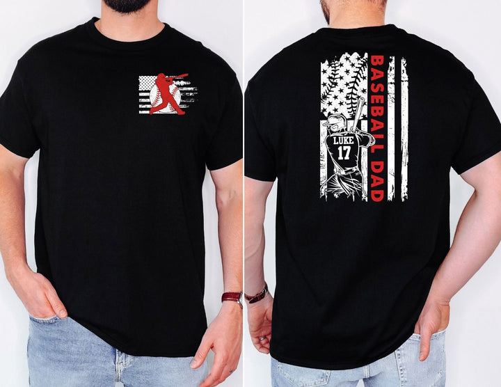 Baseball Dad Adult Tee Shirt