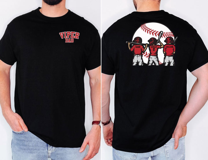 Baseball Dad Adult Tee Shirt