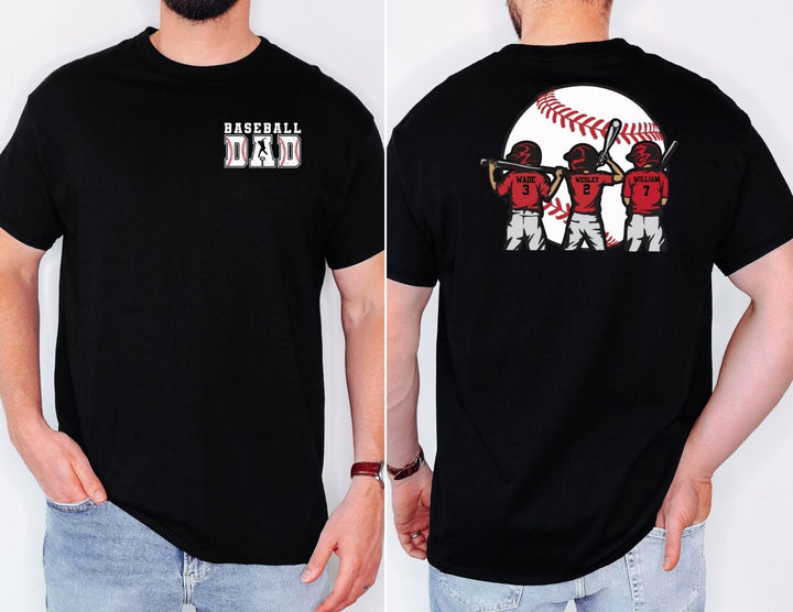 Baseball Dad Adult Tee Shirt