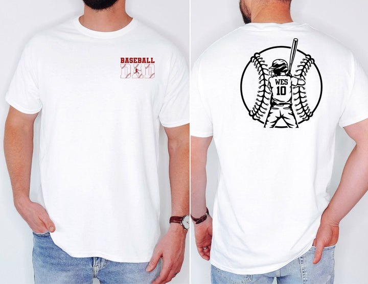 Baseball Dad Adult Tee Shirt