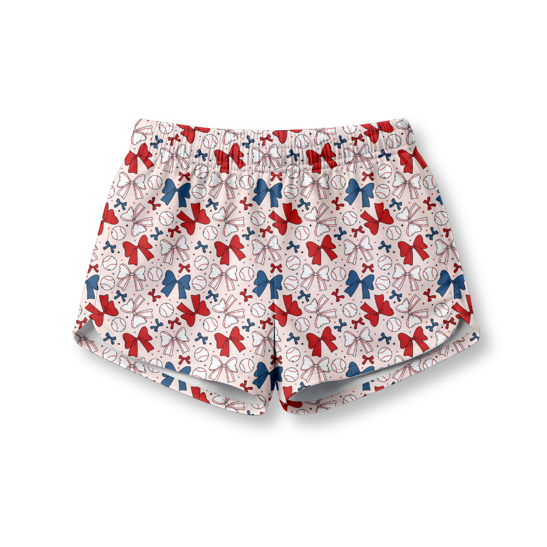Girls T-ball Toddler Shorts