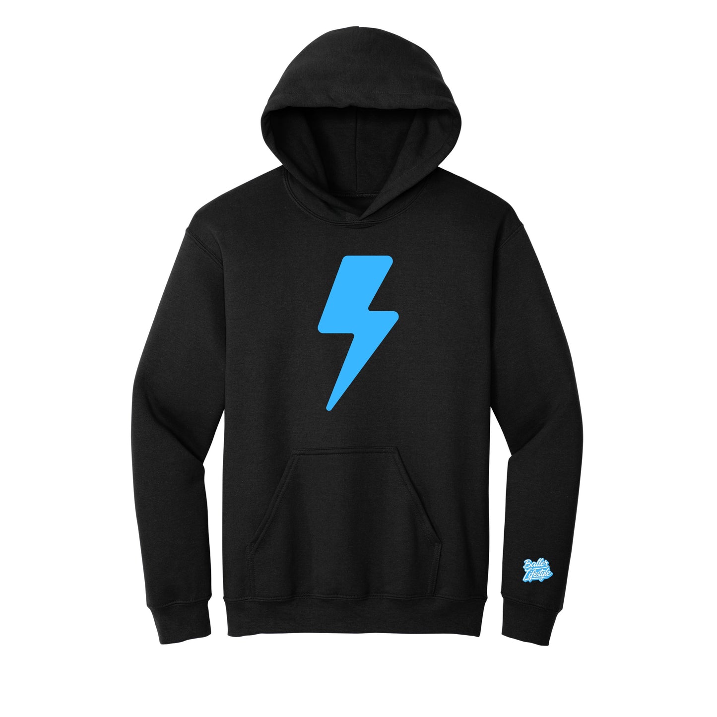 Baseball Lightning Bolt Youth Sweatshirt