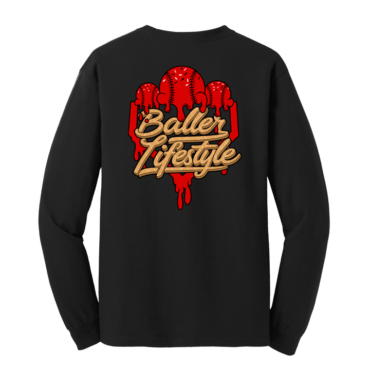 Youth Baseball Long Sleeve Tee