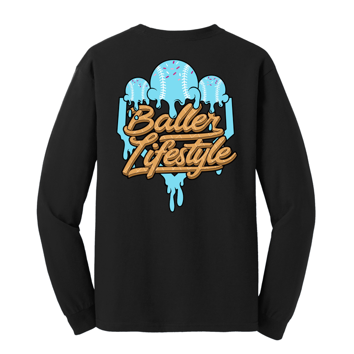 Youth Baseball Long Sleeve Tee