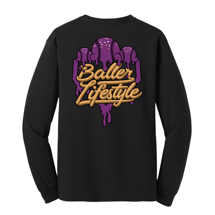 Youth Baseball Long Sleeve Tee