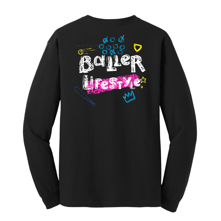 Youth Baseball Long Sleeve Tee