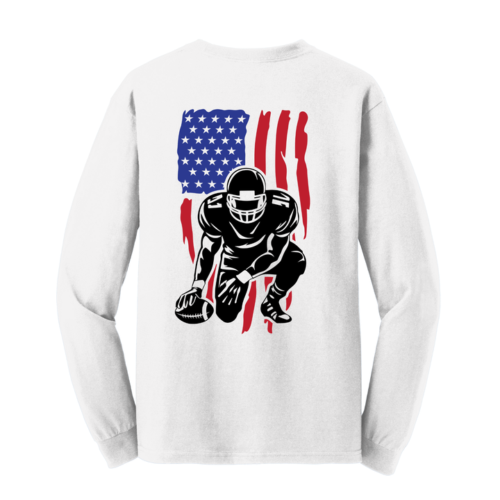 Youth Football Long Sleeve Tee