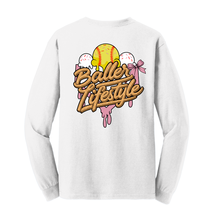 Youth Softball Long Sleeve Tee