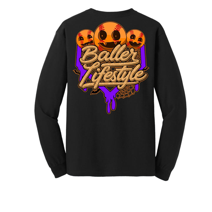 Youth Halloween Long Sleeve Tee