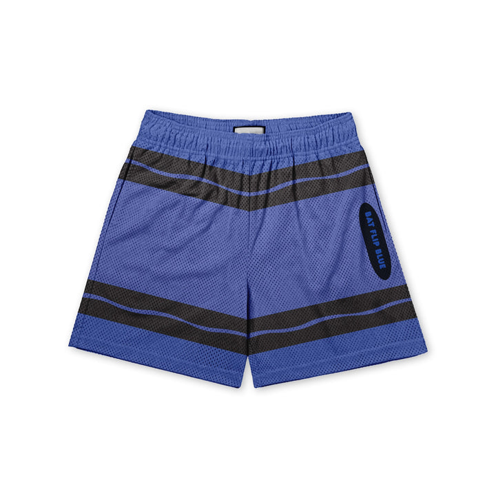 Bat Flip Blue Crayon Baseball Shorts