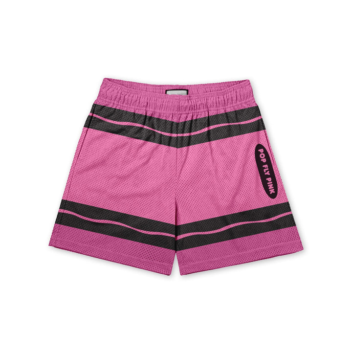 Pop Fly Pink Crayon Baseball Shorts