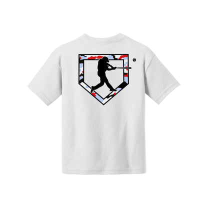 Camo Baseball Youth Tee