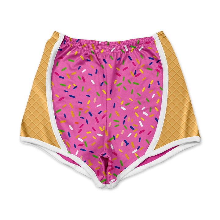 Softball Ice Cream Drip Shorts