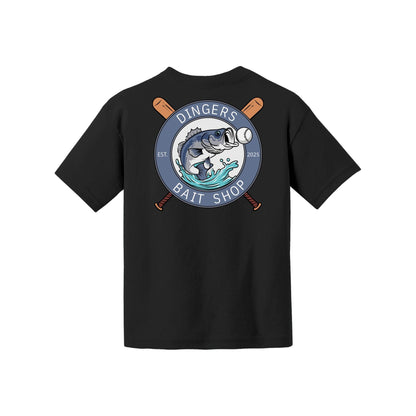 Dinger Bait Shop Fishing Youth Tee