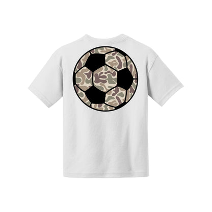 Camo Soccer Youth tee