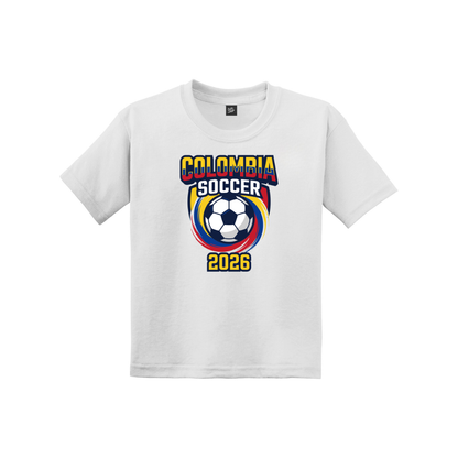 Colombia Soccer Drip Youth Tee