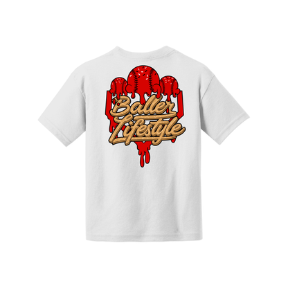 Baller Lifestyle Ice Cream Drip Youth Tee