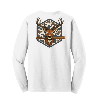 Baseball Camo Youth Long Sleeve Tee