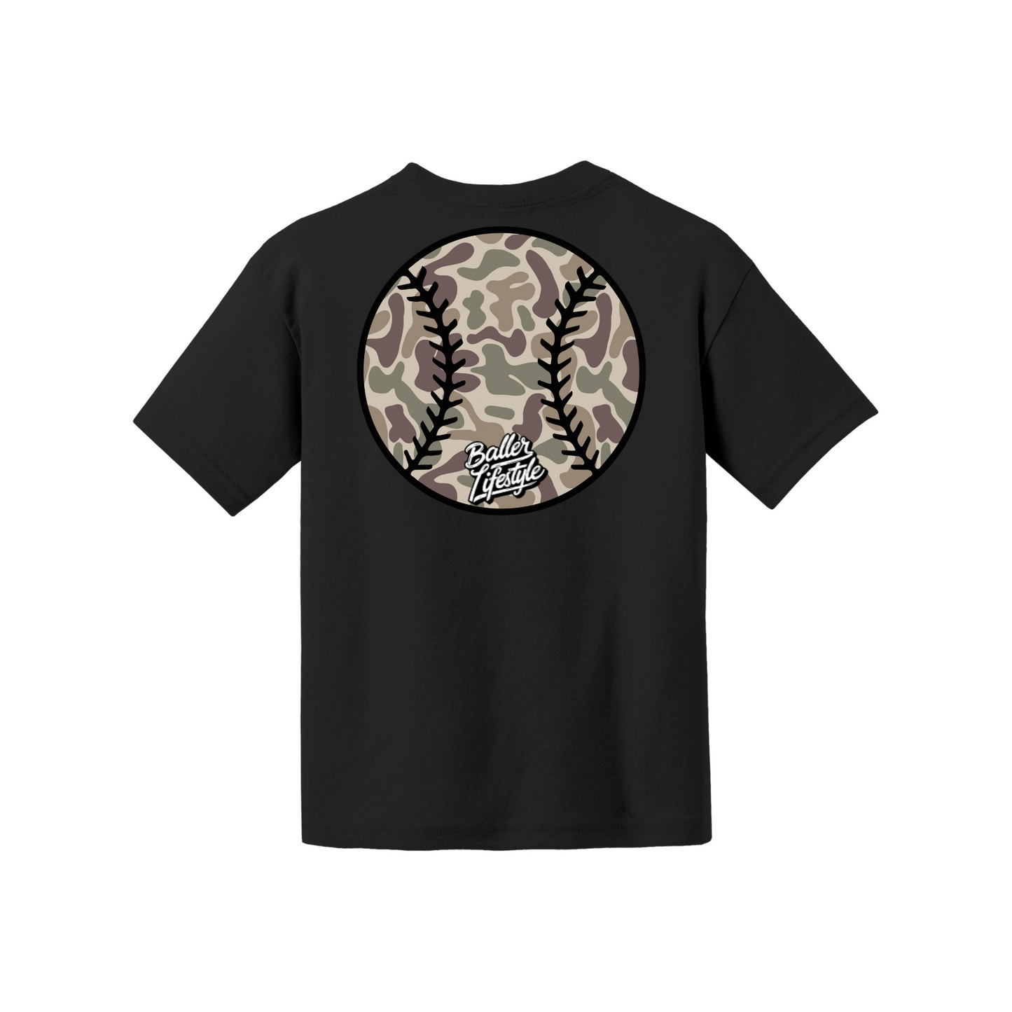 Camo Baseball Adult Tee