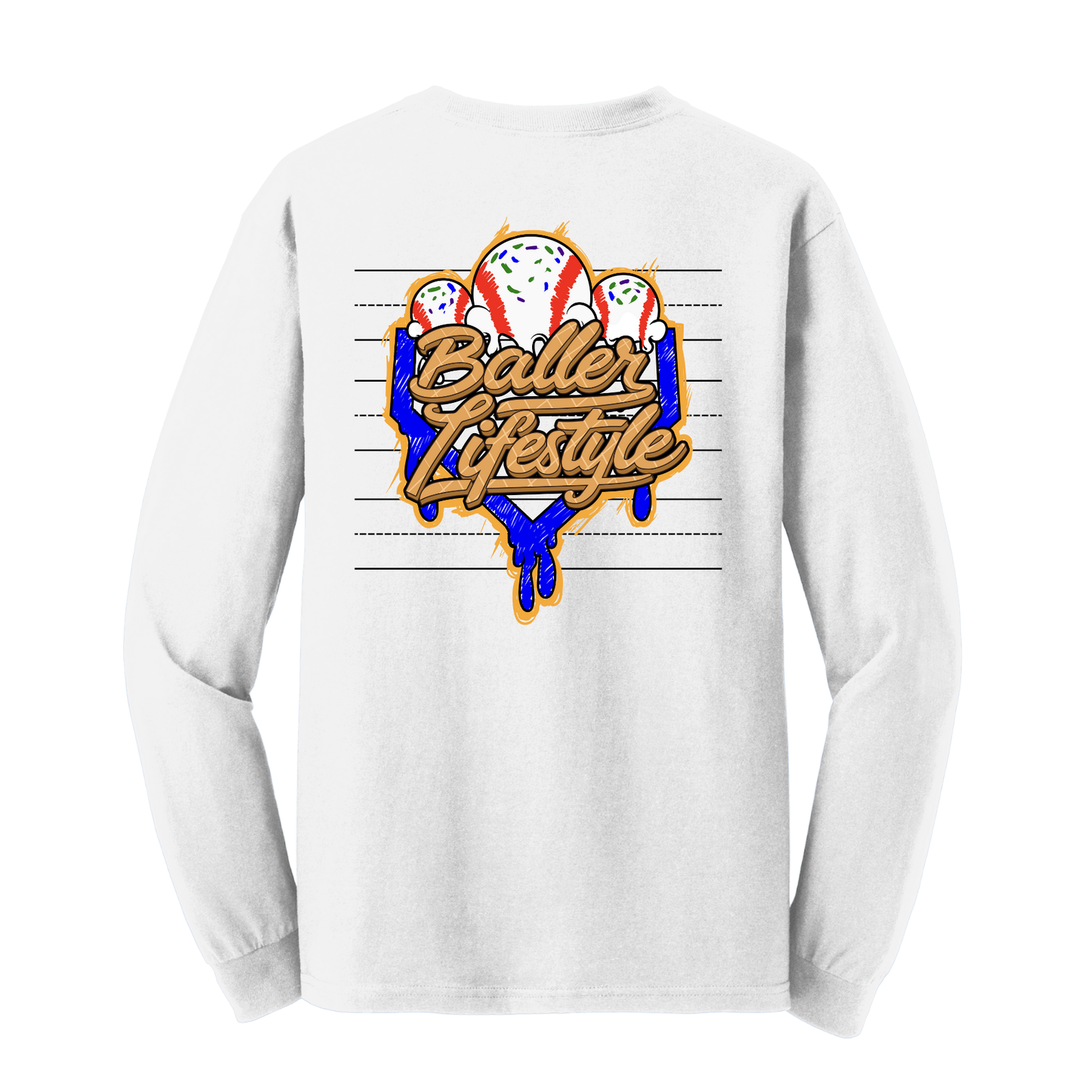 Youth Baseball Long Sleeve Tee