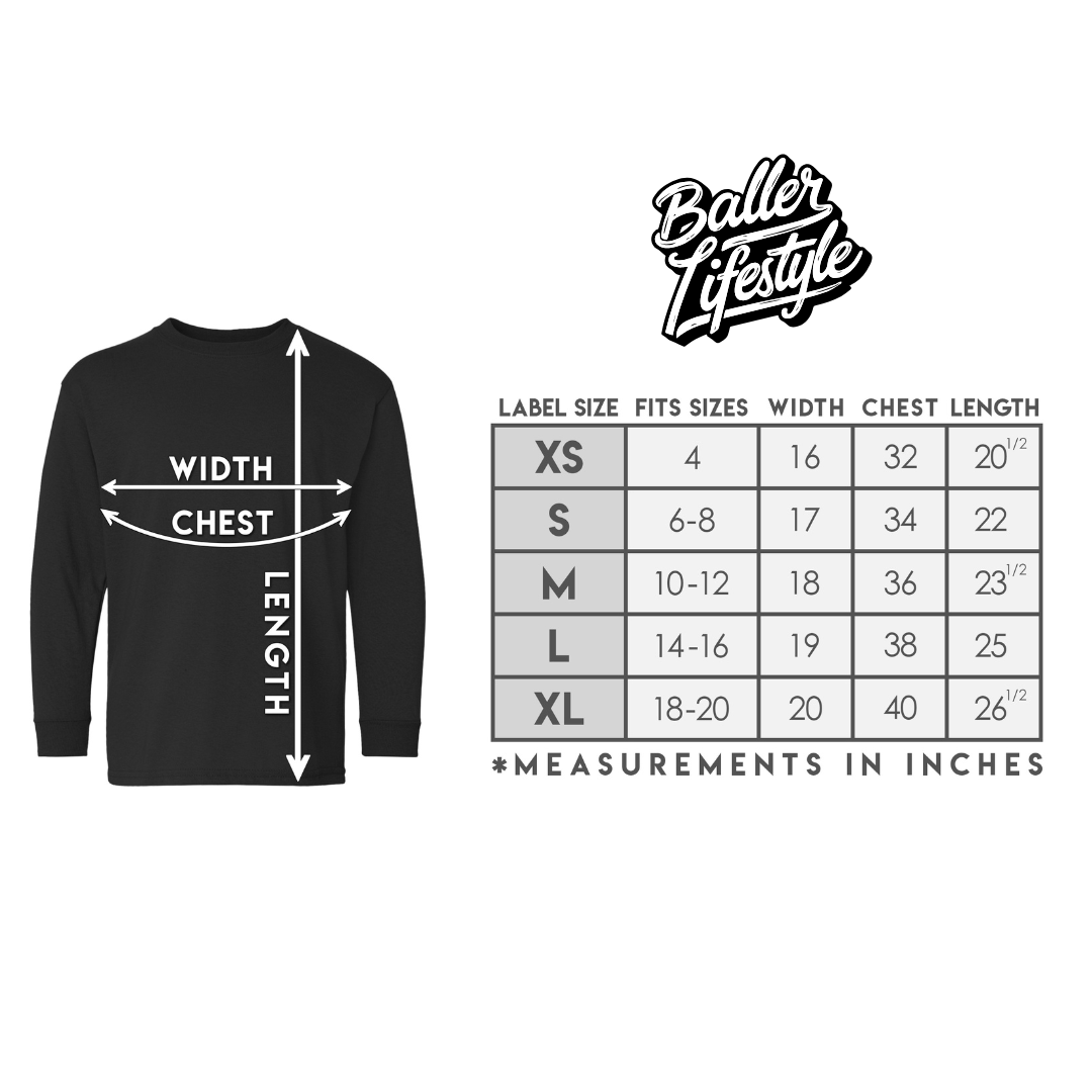 Youth Baseball Long Sleeve Tee