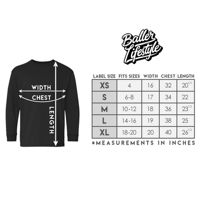 Youth Baseball Long Sleeve Tee